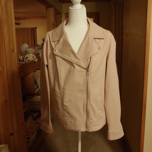 Old Navy Jackets & Blazers - Old Navy. Light Peach Colored Denim Jacket.